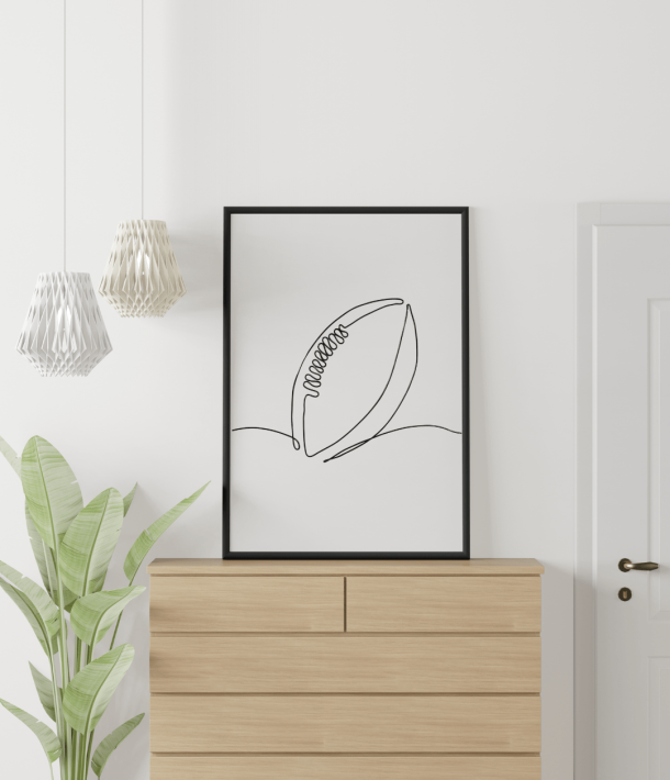 Ballon de rugby par Concept d'Anaï